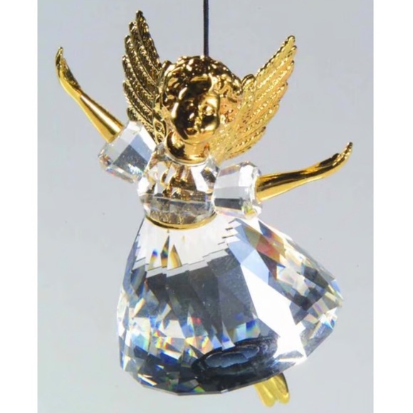 Retired 1996 Swarovski Angel Ornament w Original Box - Picture 1 of 7